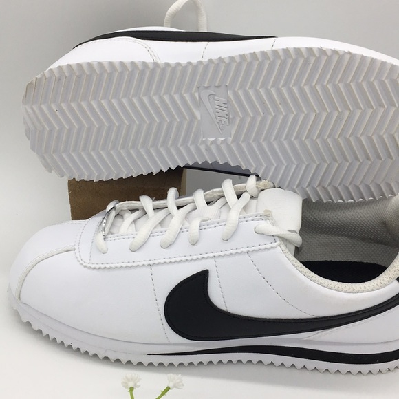 NIKE CORTEZ BASIC SL (GS) white/black - Picture 7 of 16